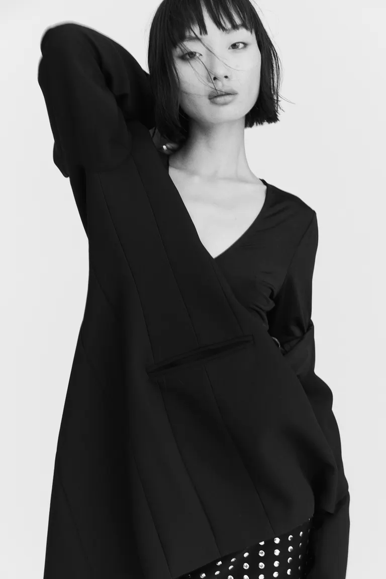

Боди из джерси H&M, черный