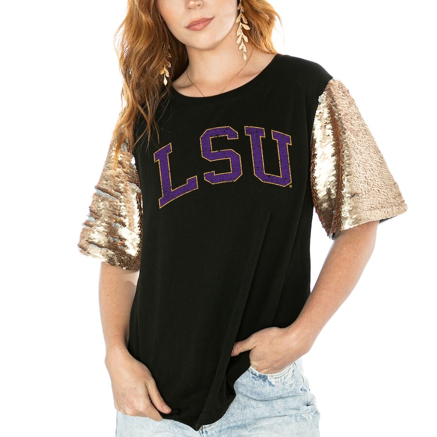 

Футболка с коротким рукавом Gameday Couture Lsu Tigers, черный