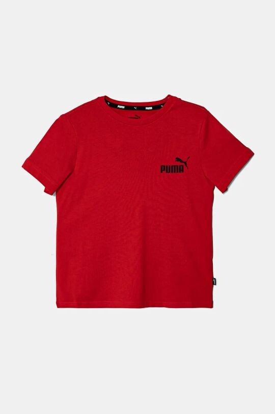 

Детская хлопковая футболка ESS Small Logo Tee B Puma, красный