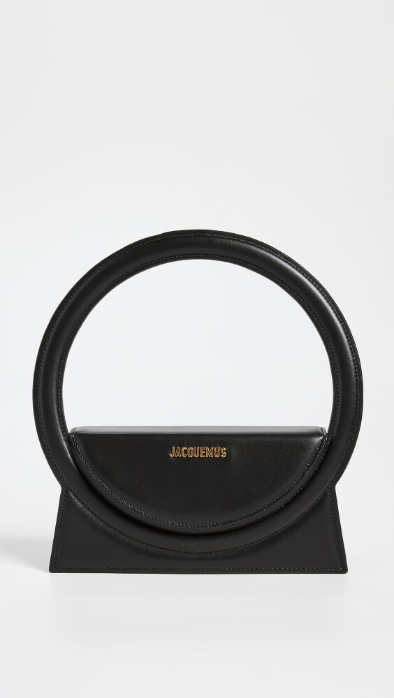 

Сумка через плечо Jacquemus Le Sac Rond Satchel, черный
