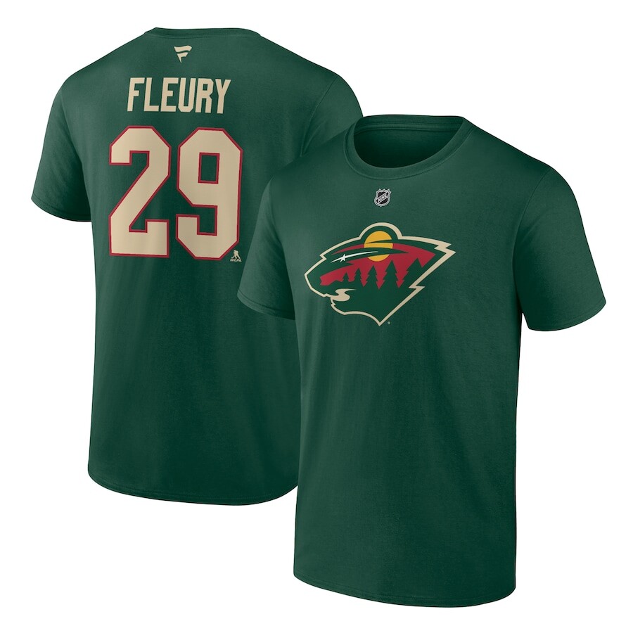 

Футболка с коротким рукавом Fanatics Branded Minnesota Wild, зеленый