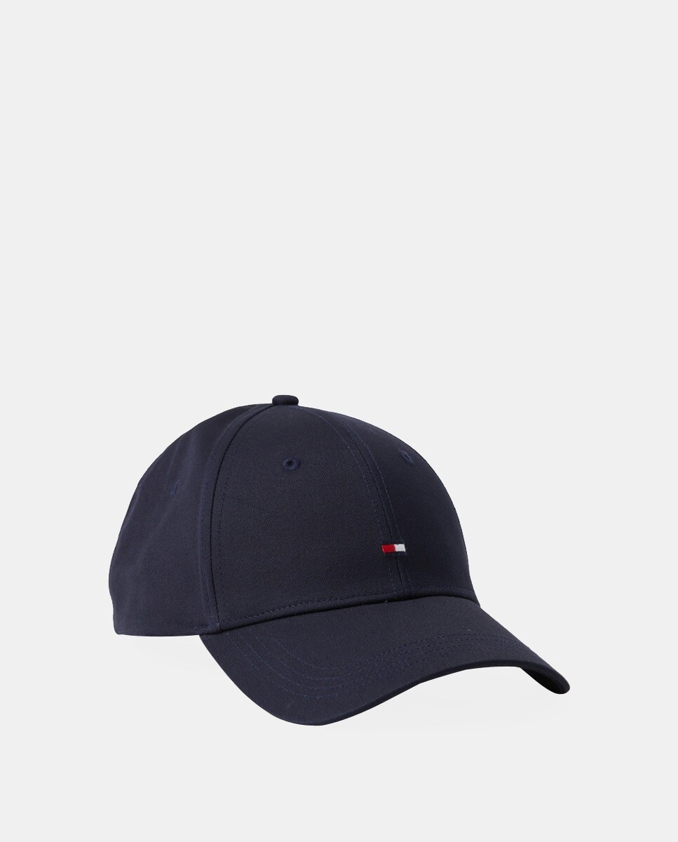 

Темно-синяя кепка из органического хлопка с логотипом флага Tommy Hilfiger, темно-синий