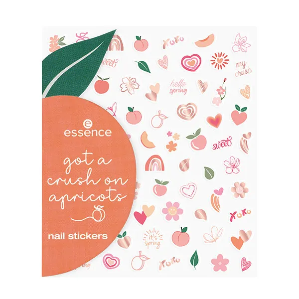 Наклейки для ногтей Pegatinas Para Unas Got A Crush On Apricots Essence, 1 UD