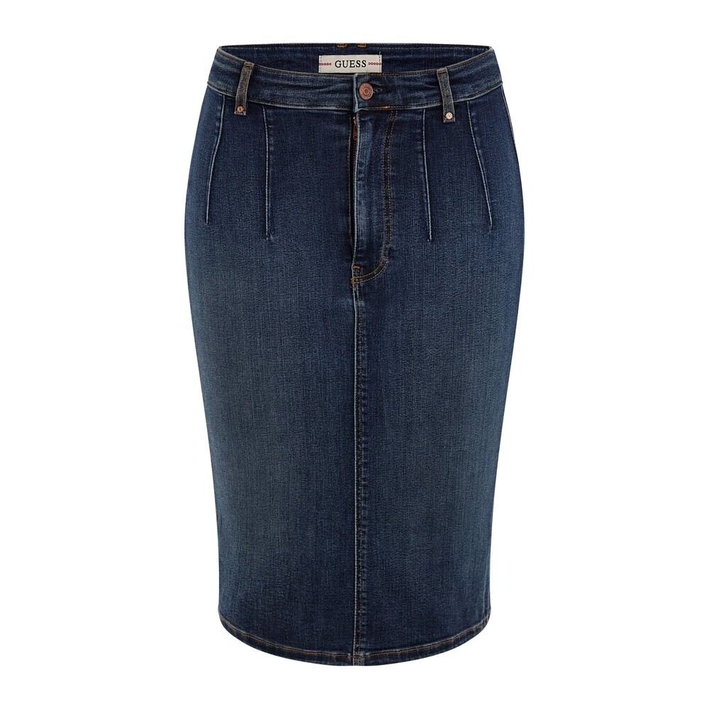 

Юбка Guess Britt Longuette, синий