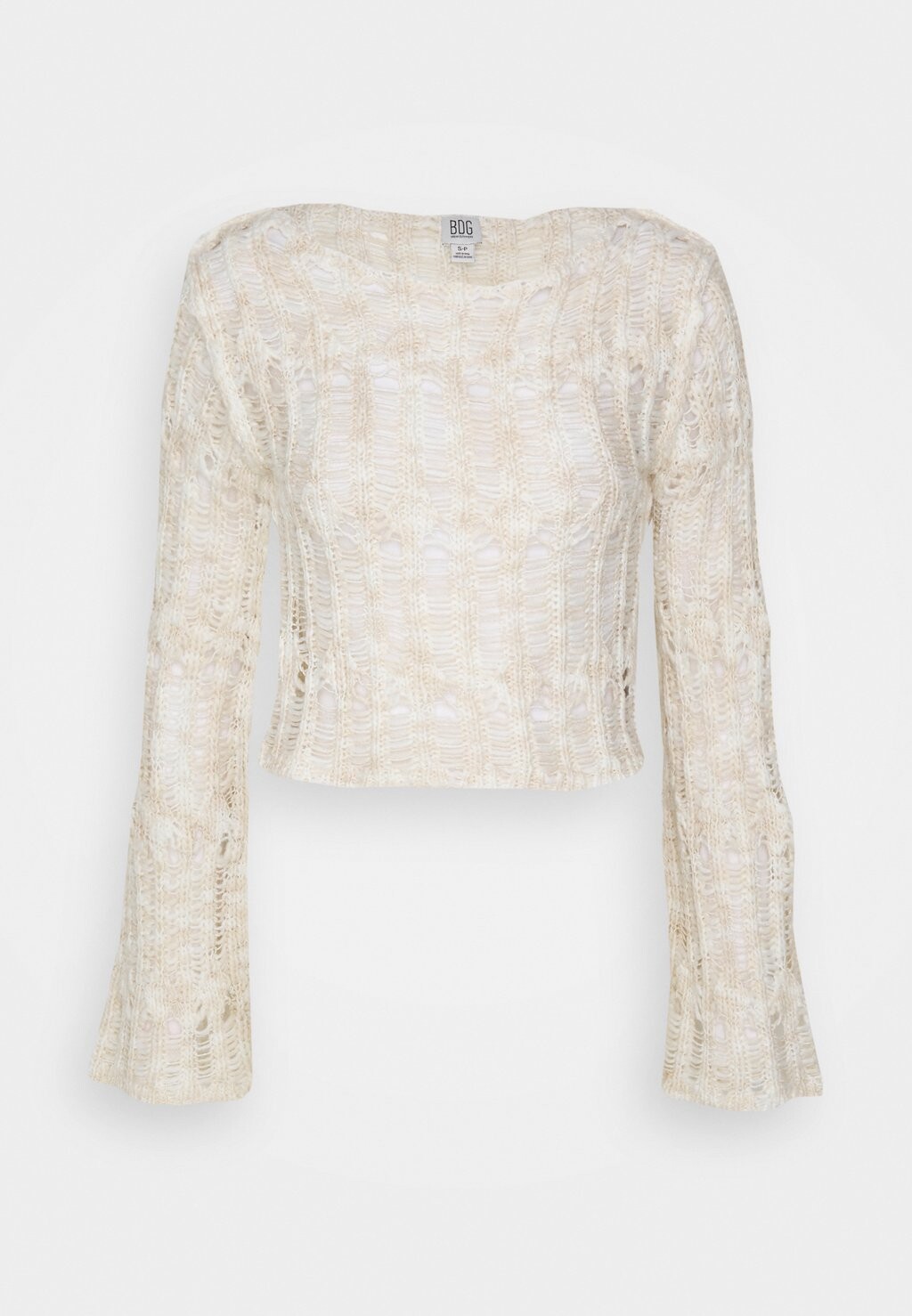 

Свитшот BDG Urban Outfitters РУКАВ С ЛЕСТНИЧНОЙ ФЛЕЙКОЙ, экрю
