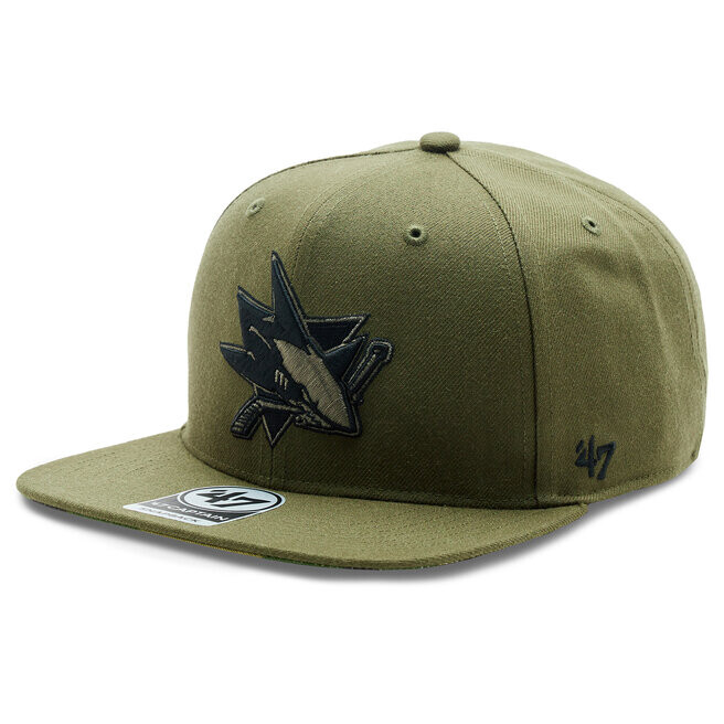 Бейсболка 47 Brand NHLSan Jose, зеленый