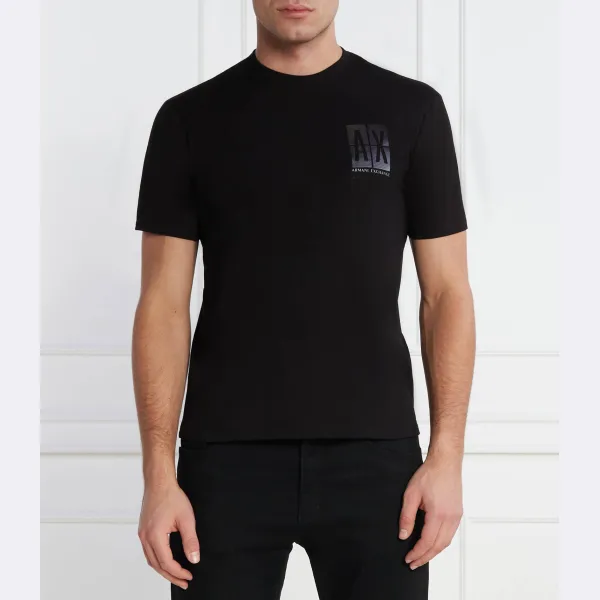 

Футболка стандартного кроя Armani Exchange, черный