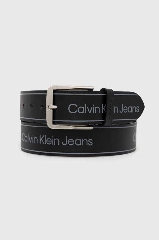 

Кожаный ремень Calvin Klein Jeans, черный