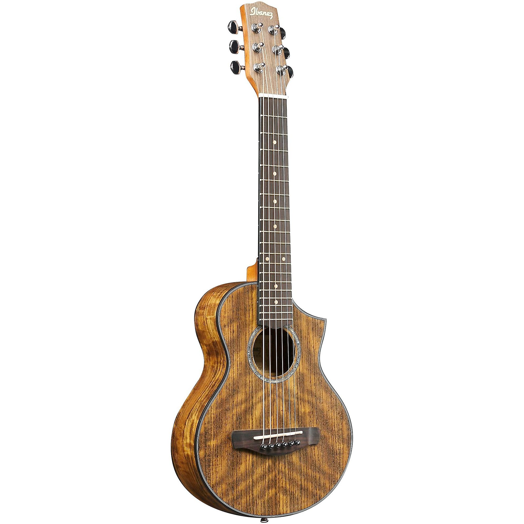 Ibanez EWP14OPN Акустическая гитара пикколо из экзотического дерева, натуральная