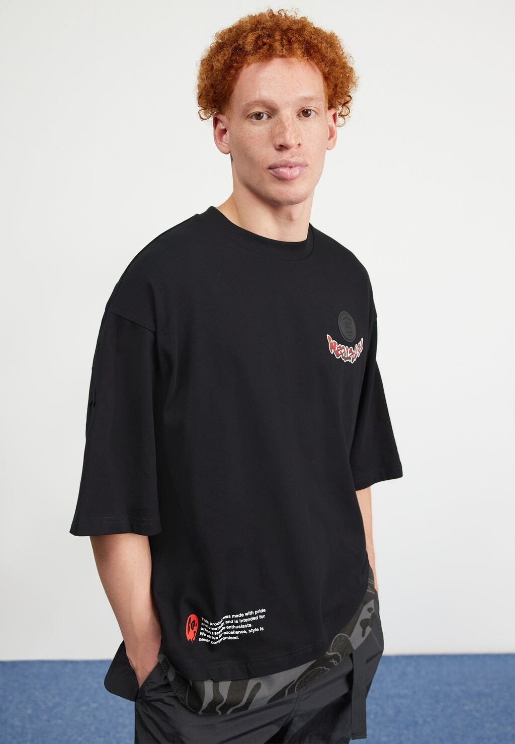 

Футболка с принтом TEE AAPE By A Bathing Ape, цвет black