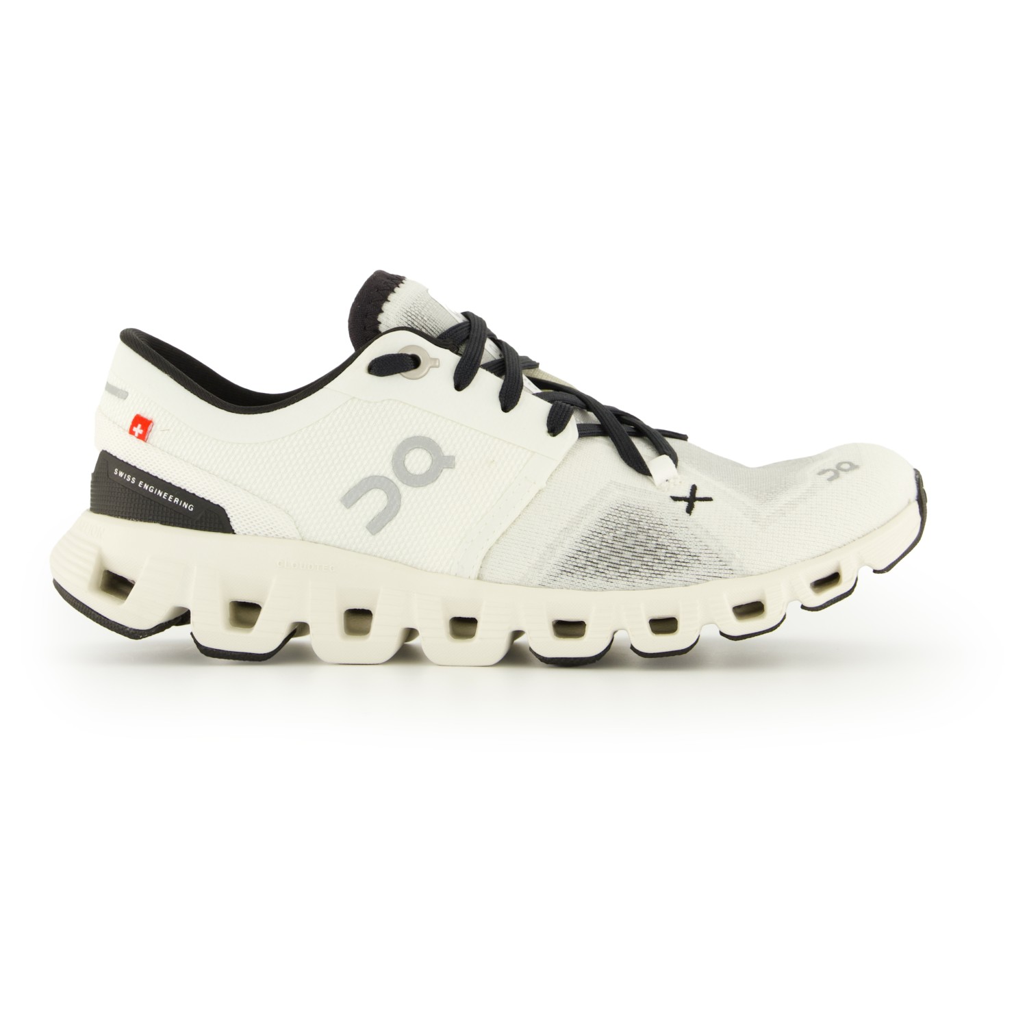 Беговая обувь On Women's Cloud X 3, цвет White/Black кроссовки on cloud x 3 цвет ivory