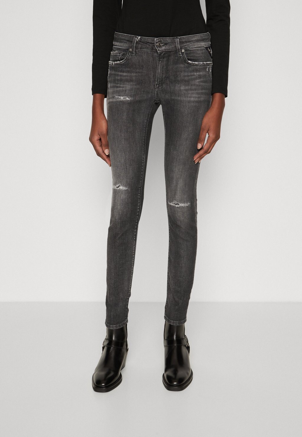 

Джинсы Skinny Fit NEW LUZ PANTS Replay, цвет dark grey