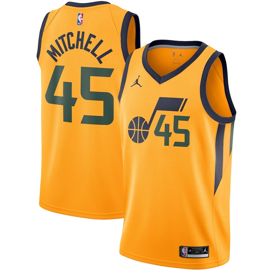 

Джерси Jordan Brand Utah Jazz, золотой