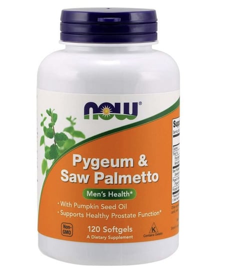 Now Foods, Pygeum Saw Palmetto, пищевая добавка, 120 капсул swanson pygeum 120 капсул