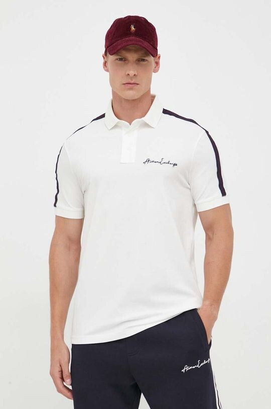 

Футболка-поло Armani Exchange, бежевый