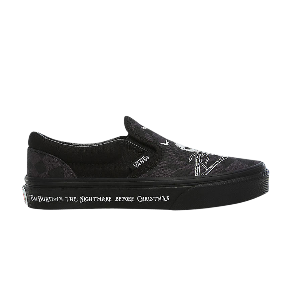 

Кроссовки The Nightmare Before Christmas x Classic Slip-On Kids Vans, черный