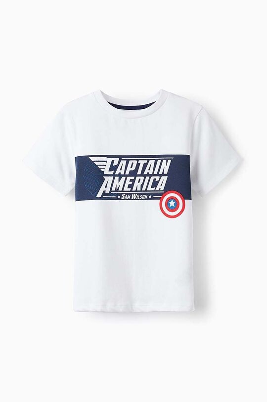 

Zippy Детская хлопковая футболка, белый