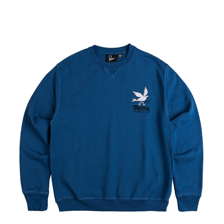 

Рубашка Wheel Chested Bird Crew Neck Sweatshirt By Parra, синий