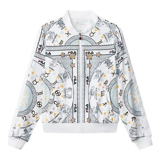 

Куртка FILA Athleisure Casual Sports Woven Jacket White, белый