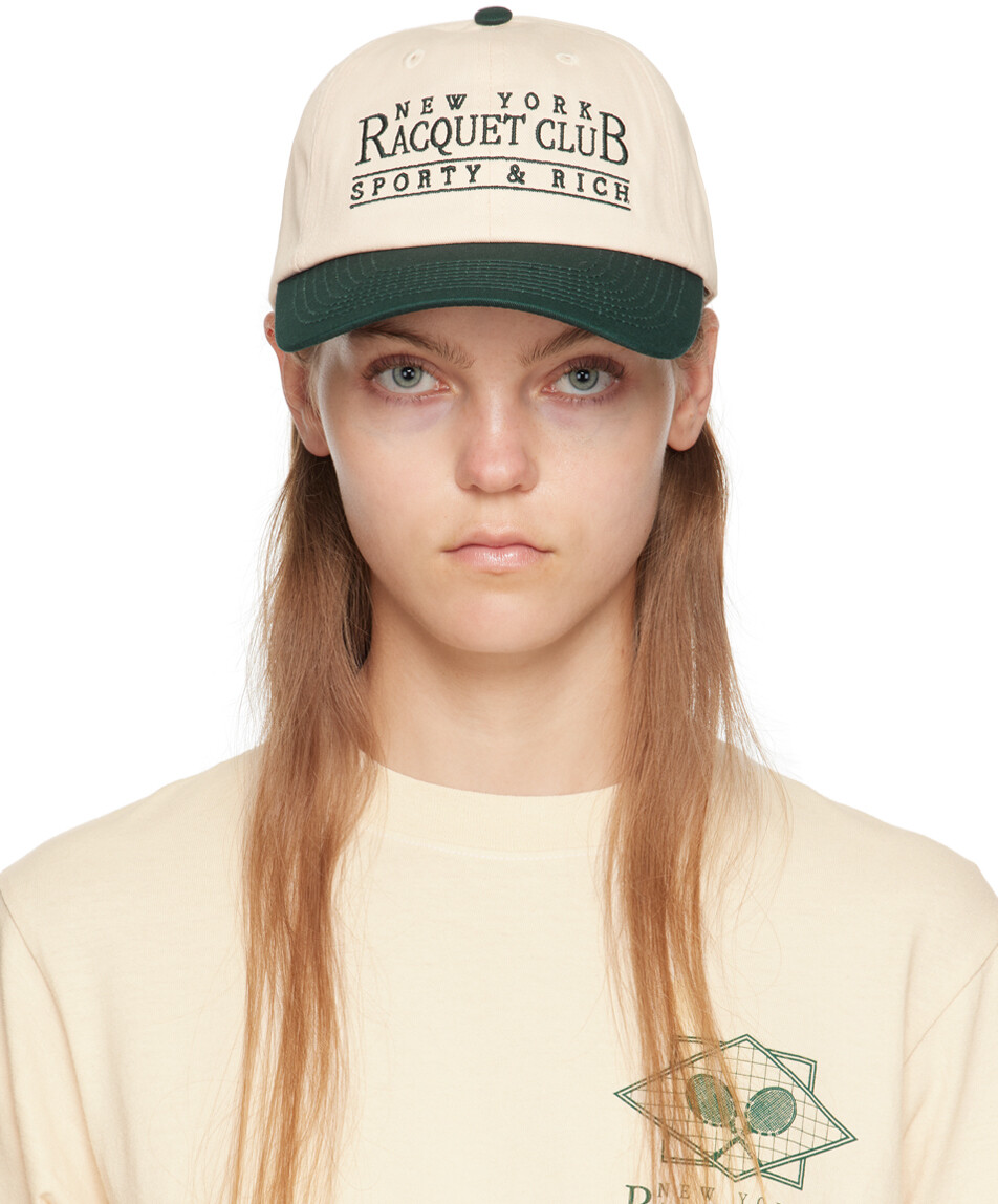 

Бежевая кепка NY Racquet Club Sporty & Rich