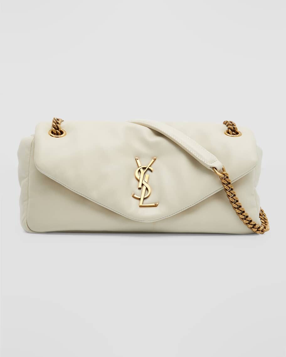 

Кожаная сумка через плечо Calypso YSL с цепочкой Saint Laurent