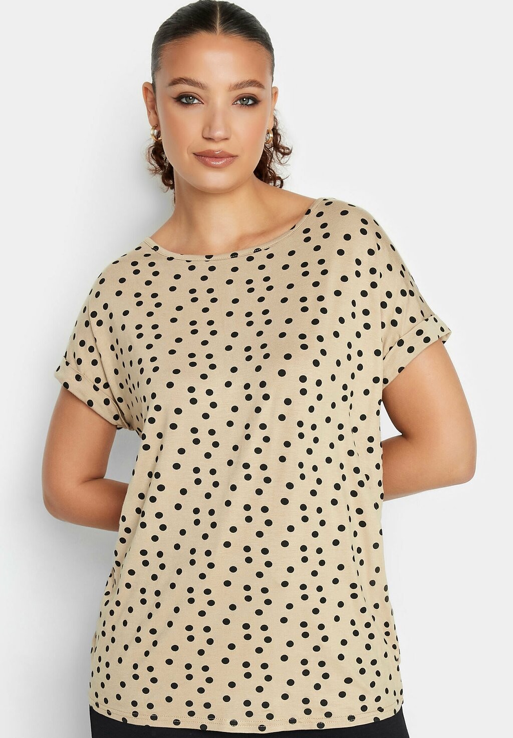 

Футболка с принтом POLKA DOT Long Tall Sally, цвет brown