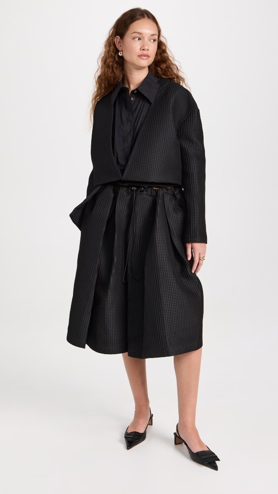 

Шорты A.W.A.K.E. MODE Hakama Waffle, черный