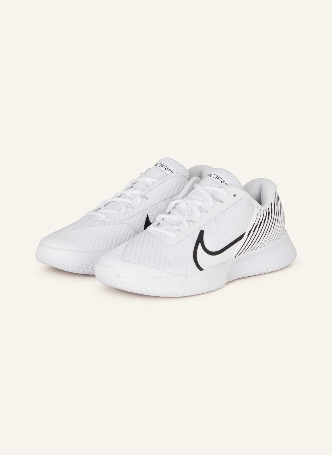 

Теннисные кроссовки nikecourt air zoom vapor pro 2 Nike, белый/черный