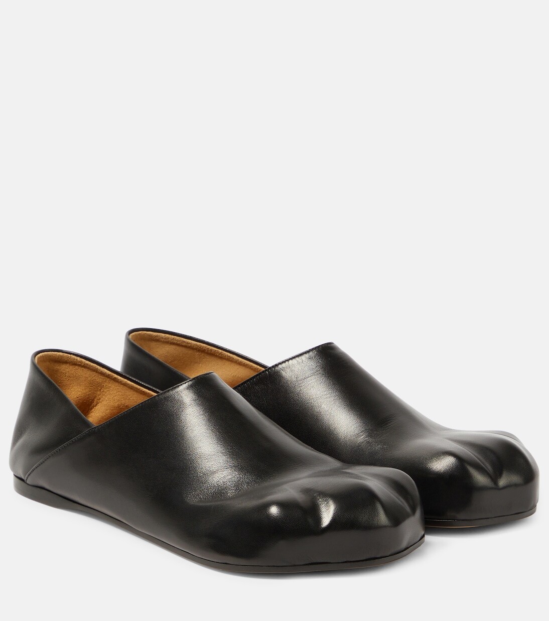 

Кожаные лоферы paw Jw Anderson, черный