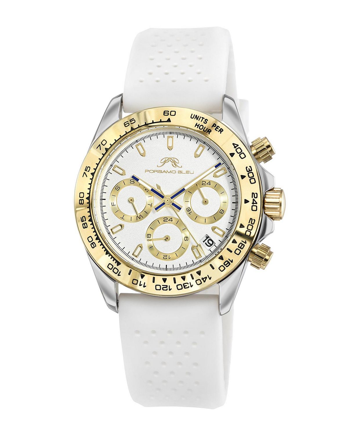 цена Женские часы Alexis Sport с силиконовым ремешком 923CALR Porsamo Bleu, белый