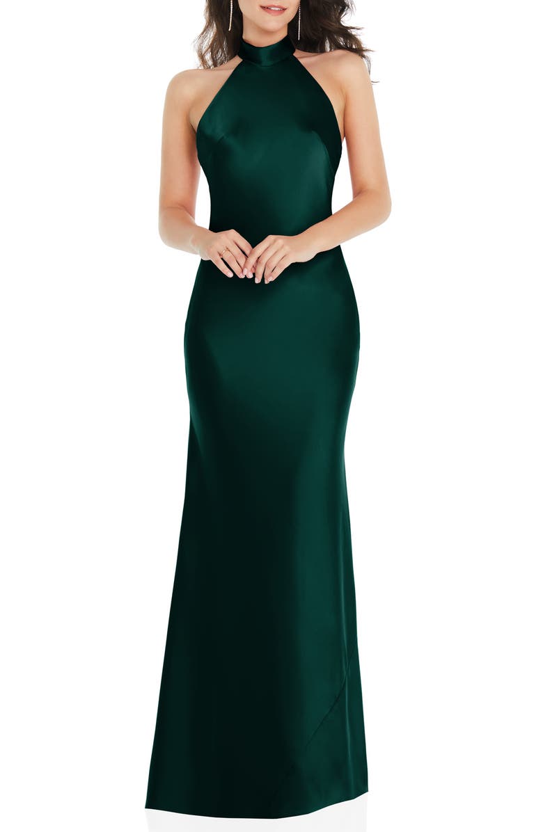 

Платье подружки невесты с бретелью через шею SOCIAL BRIDESMAIDS