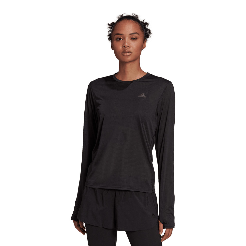 

Спортивный топ adidas Run Icons 3 Bars, черный