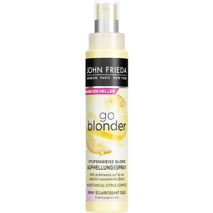 

Go Blonder Осветляющий спрей Градуированный блондин 100мл, John Frieda