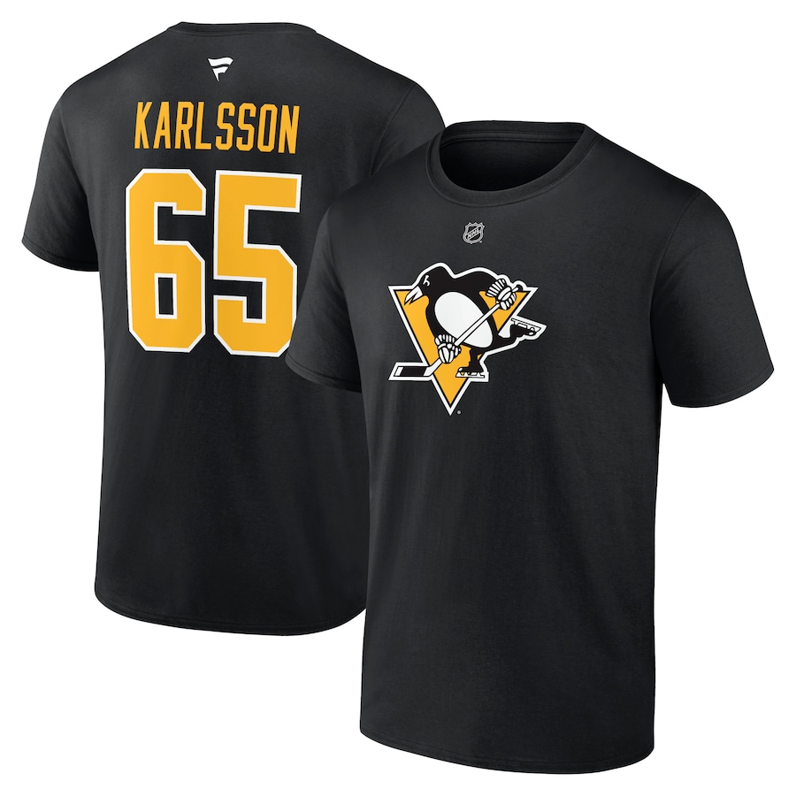 

Футболка с коротким рукавом Fanatics Branded Pittsburgh Penguins, черный