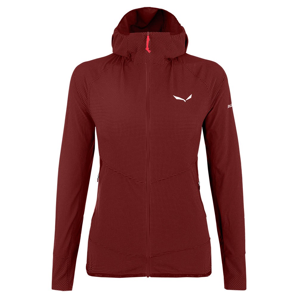 

Худи Salewa Sorapis Durastretch, красный