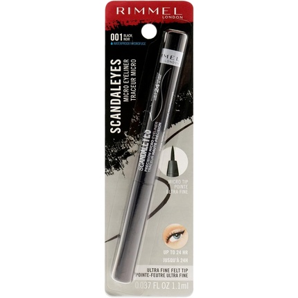 

Eye Line для женщин Черная подводка для глаз Fix Водостойкая 1,1 мл, Rimmel
