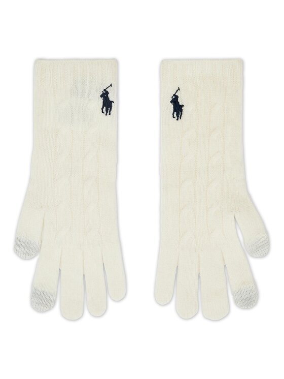 

Женские перчатки Polo Ralph Lauren, экрю