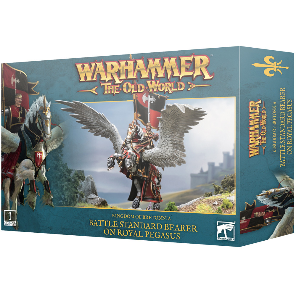 

Миниатюра Games Workshop Warhammer The Old World: Kingdom of Bretonnia - Battle Standard on Royal Pegasus