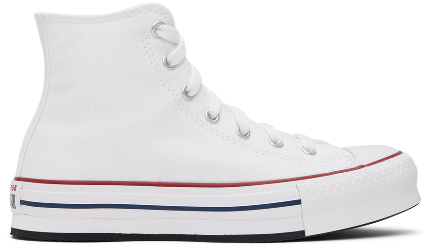 

Детские белые кроссовки на платформе Chuck Taylor All Star Big Kids Converse