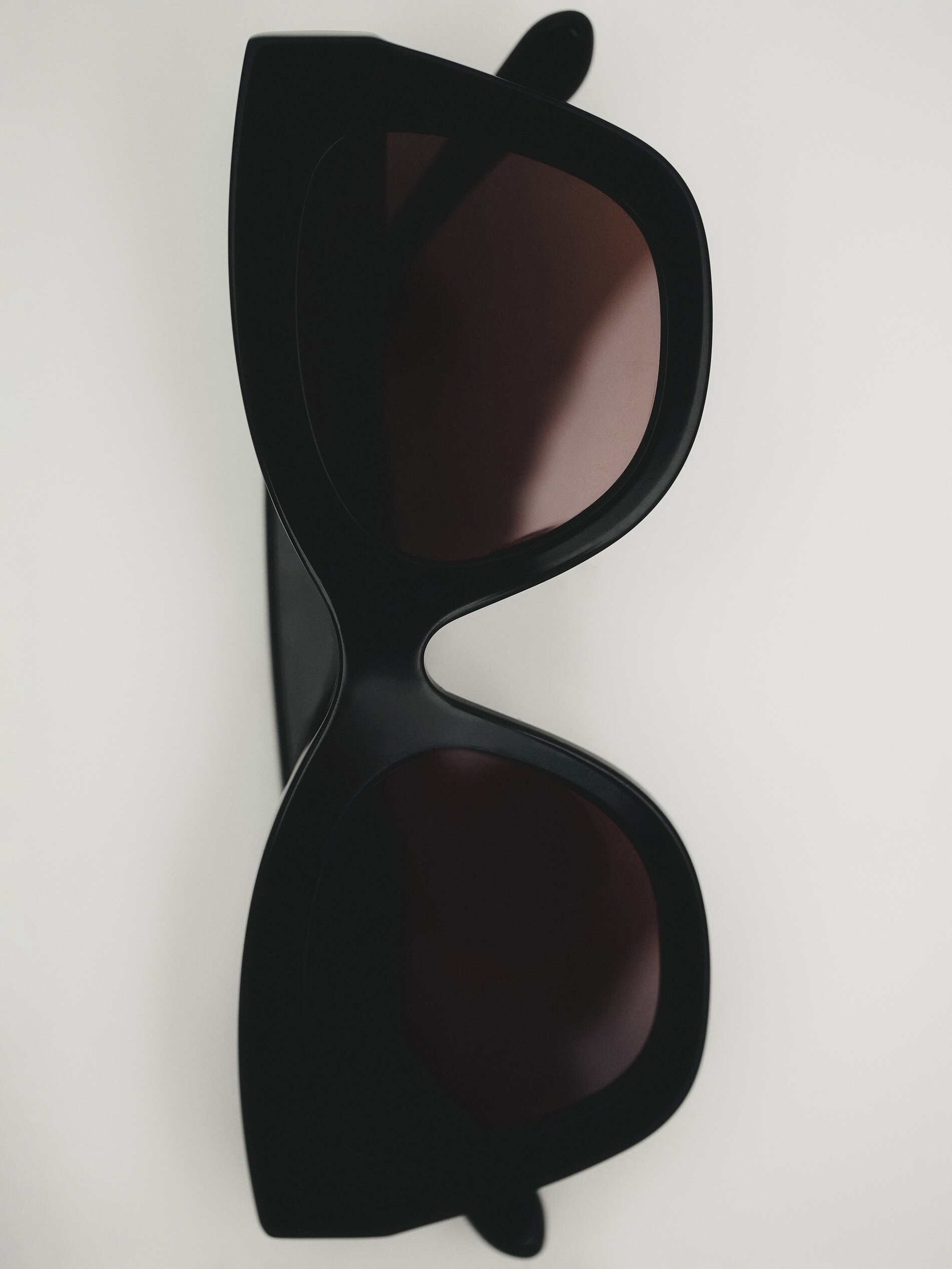 Солнцезащитные очки cateye Massimo Dutti, черный