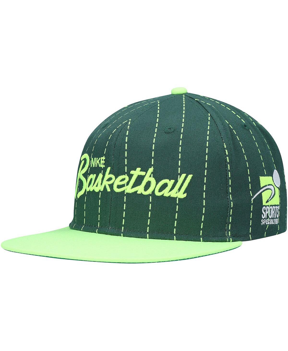 

Мужская зеленая и неоново-зеленая спортивная шляпа с надписью Snapback Nike