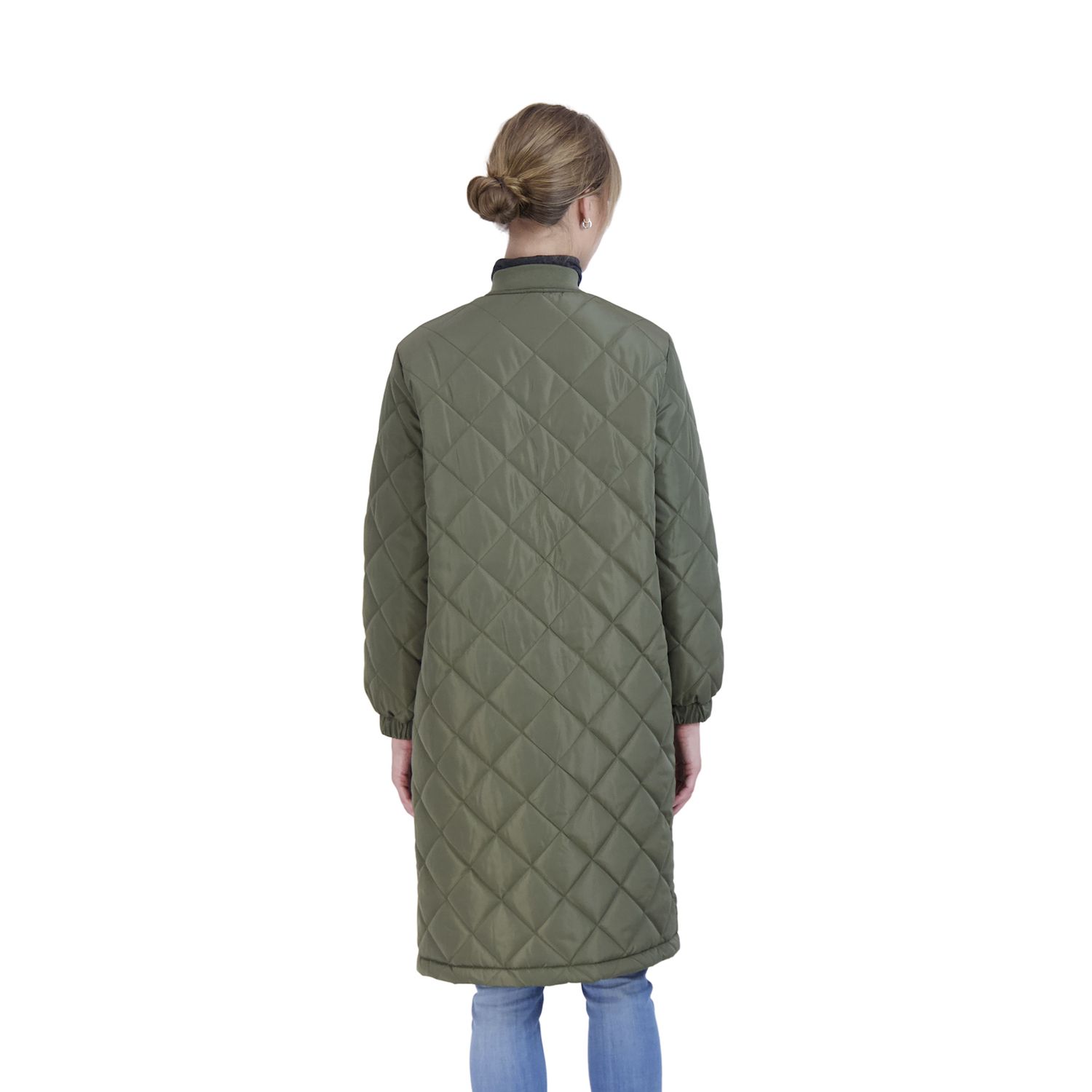 

Женская стеганая длинная куртка Sebby Collection Sebby Collection, черный