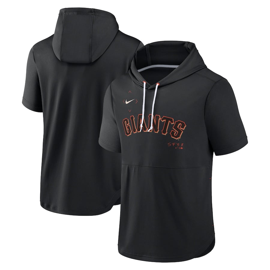 

Пуловер с капюшоном Nike San Francisco Giants, черный