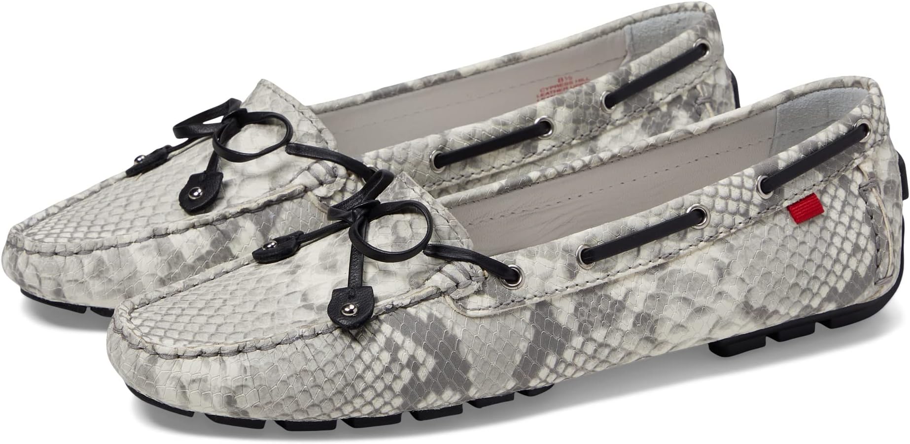 

Лоферы Cypress Hill Marc Joseph New York, цвет Ice/Black Python Calf