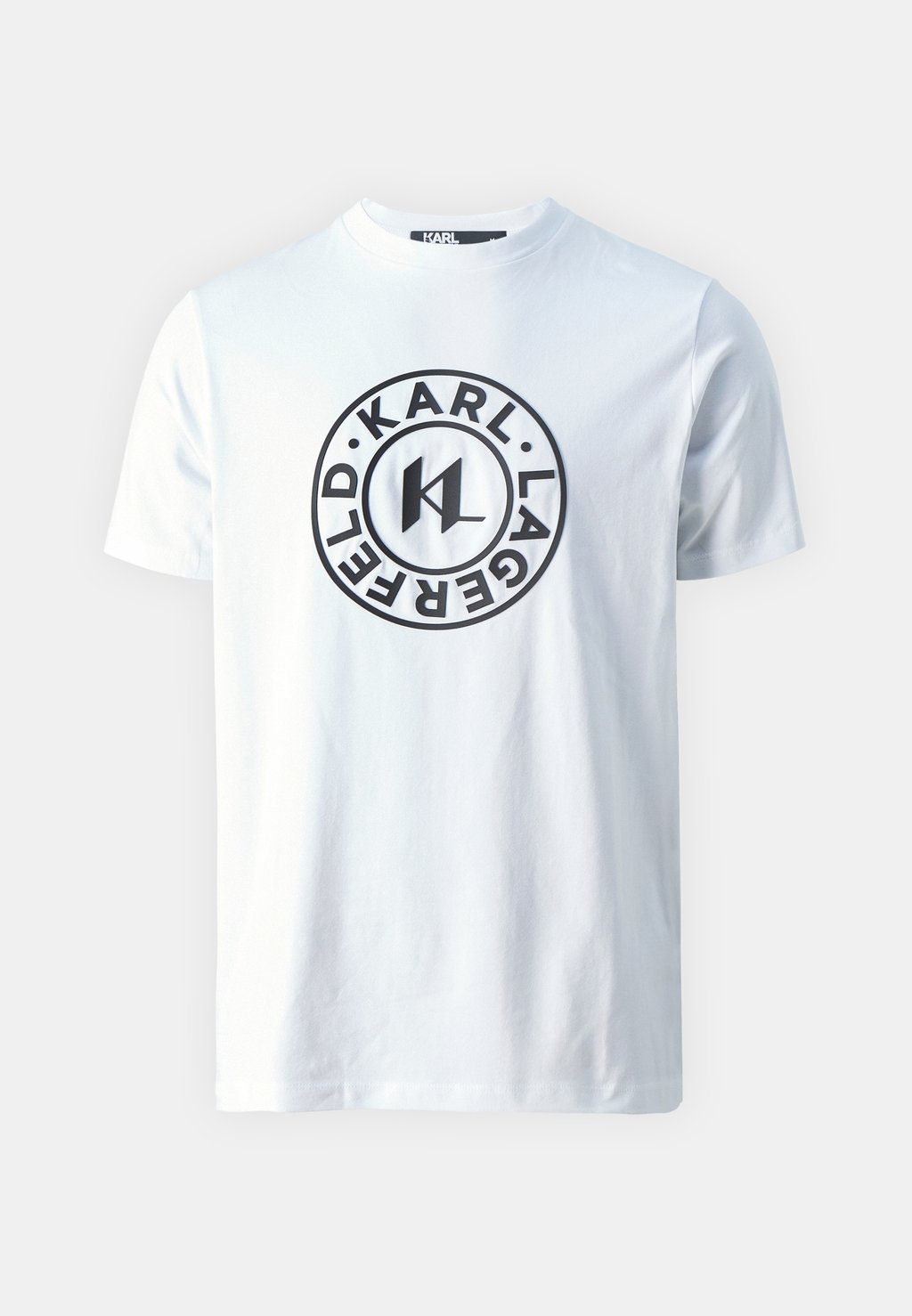 

Футболки с принтом CREWNECK KARL LAGERFELD, белый