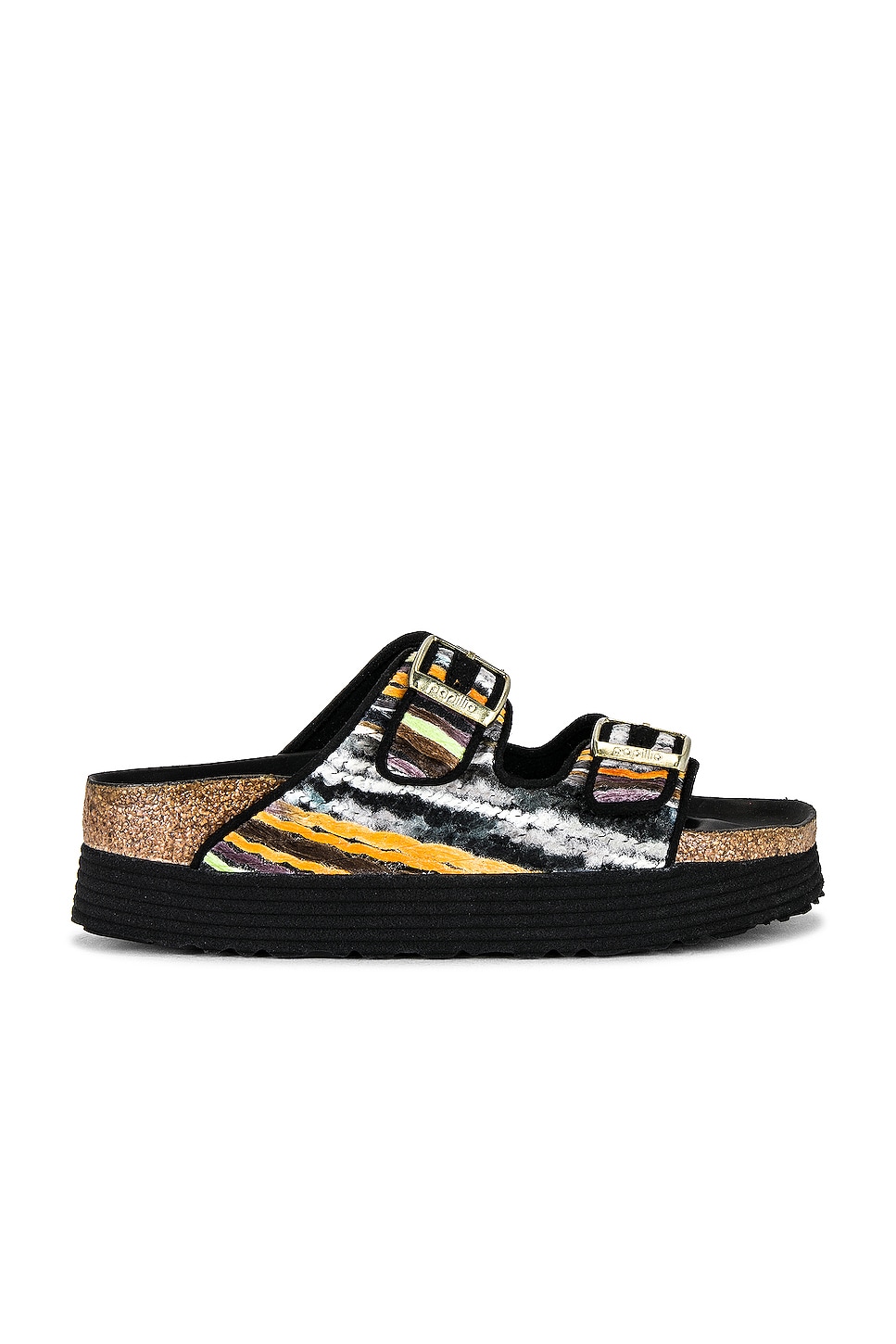 

Сандалии BIRKENSTOCK Arizona Platform, цвет Multi Yellow