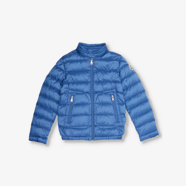 

Куртка-ракушка с фирменной нашивкой acorus 8-14 лет Moncler, синий