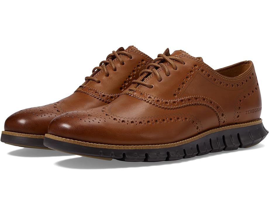 

Оксфорды Cole Haan Zerogrand Wing Tip Oxford, цвет British Tan Leather/Java