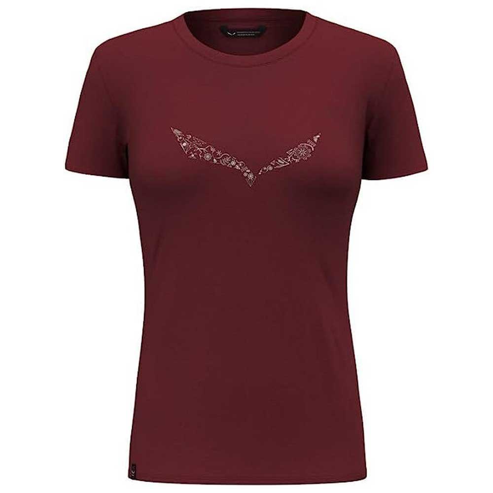 

Футболка Salewa Solidlogo Dri-Release, красный