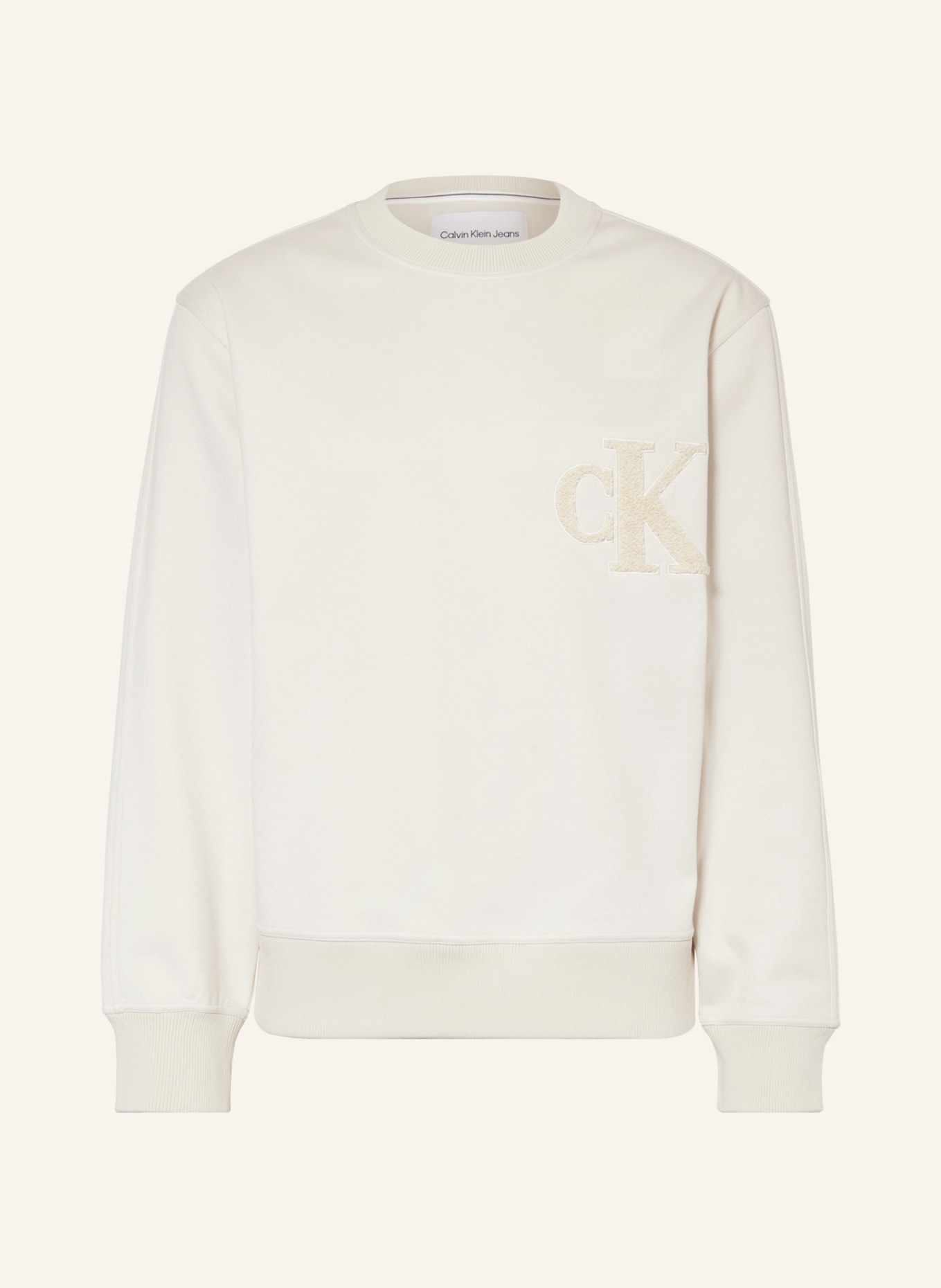 

Толстовка Calvin Klein Jeans, кремовый, Бежевый